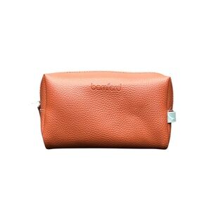 Cathay Pacific Business Class Burnt Orange Leather Amenity Pouch by Bamford